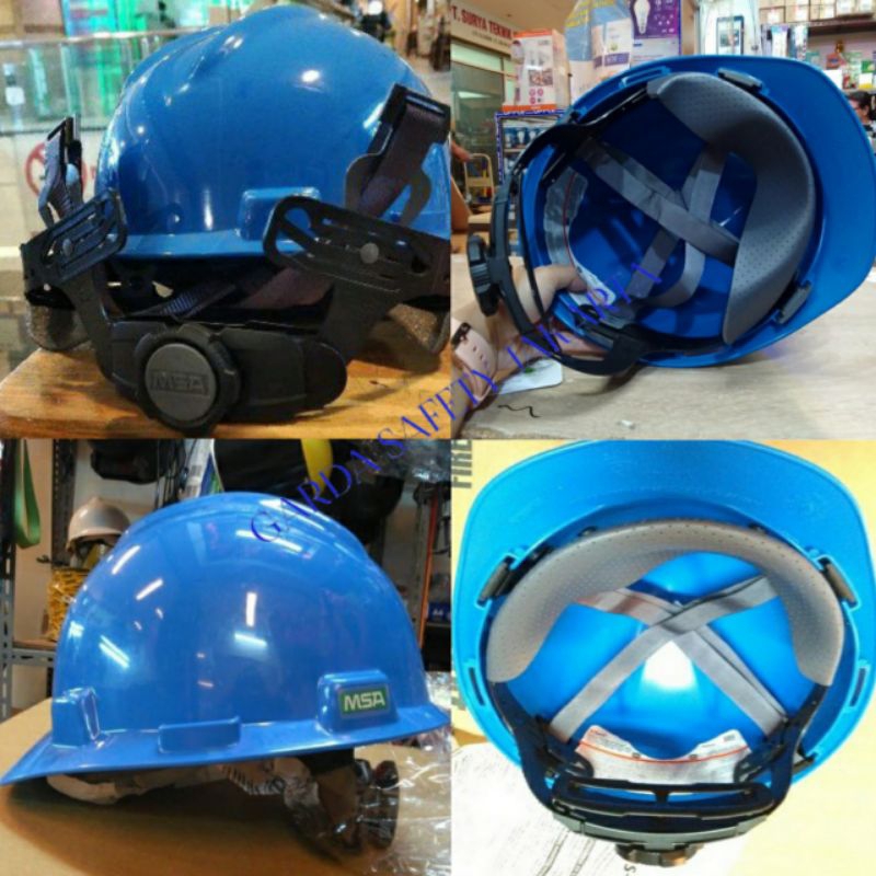 Helm Safety MSA Original Inner Facetrack / Helm Safety MSA / Helm Safety Kerja Proyek / Helm Safety 