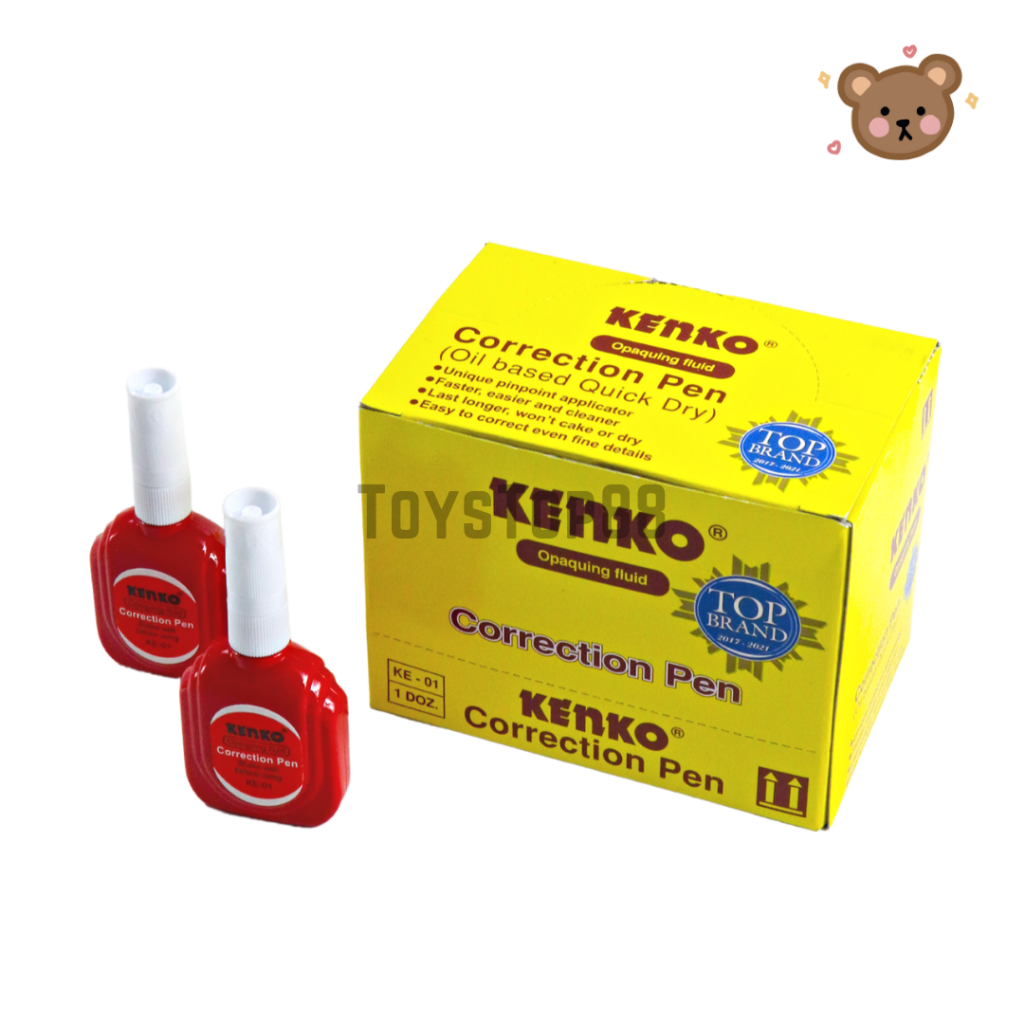 

Tipe X Cair Kenko KE-01 - Correction Pen Tip-X Fluid Botol Merah