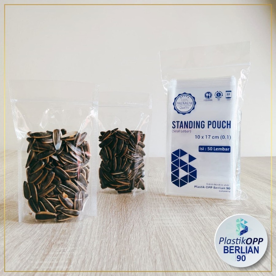 standing pouch 10x17 plastik snack klip standing