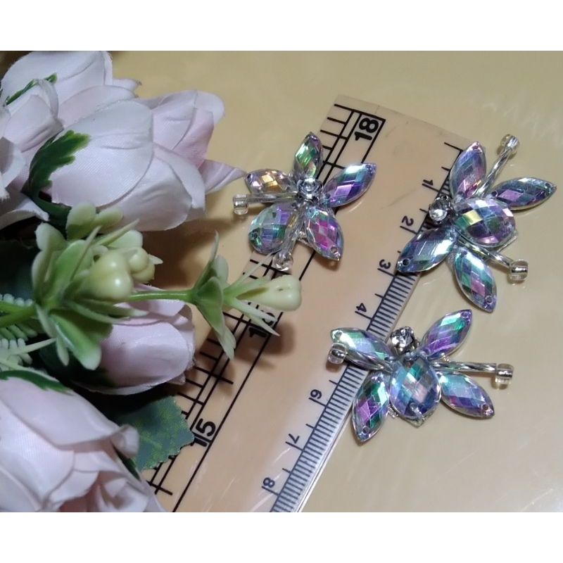 10 PICS MUTE KACA RANGKAI,LEBAR 3 CM