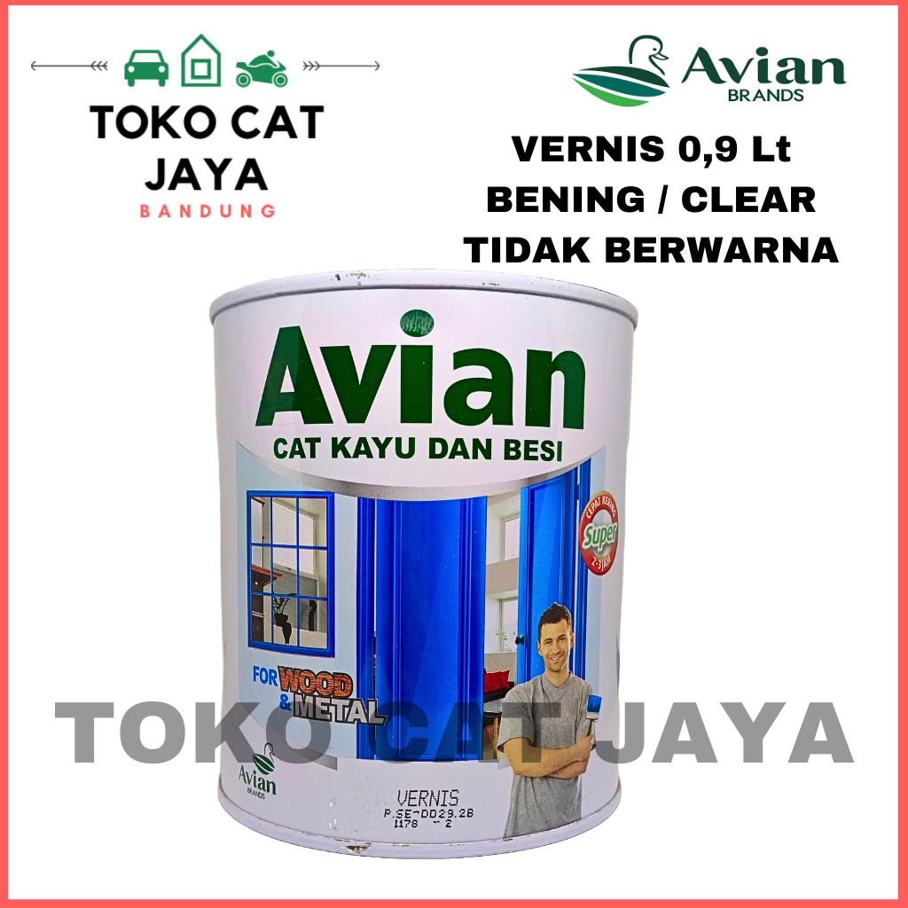 AVIAN VERNIS / Bening / CAT KAYU BESI  0,9Lt/1 KG