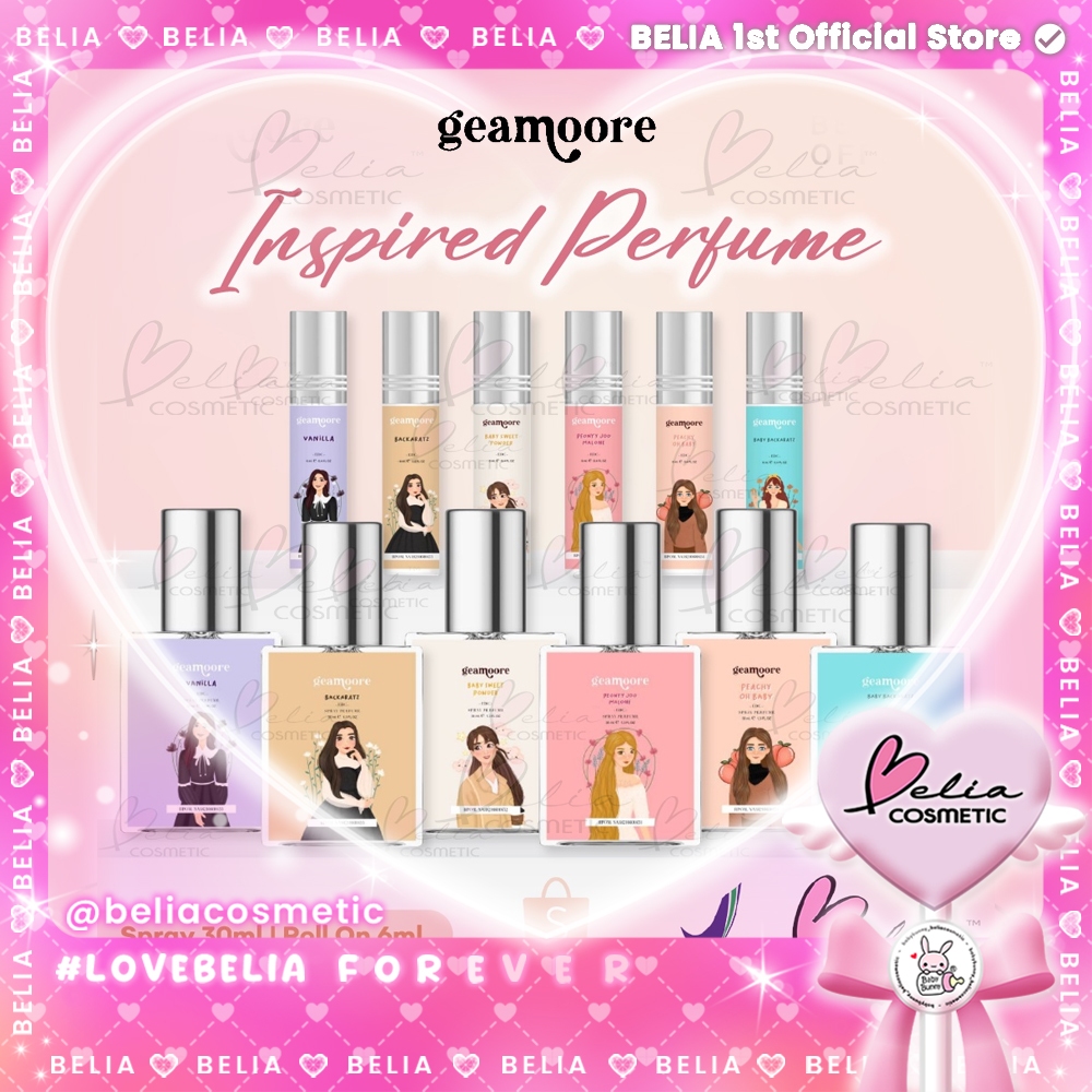 ❤ BELIA ❤ GEAMOORE Inspired Perfume Spray 6ml & 30ml | EDC Eau De Cologne Parfum Parfume BPOM