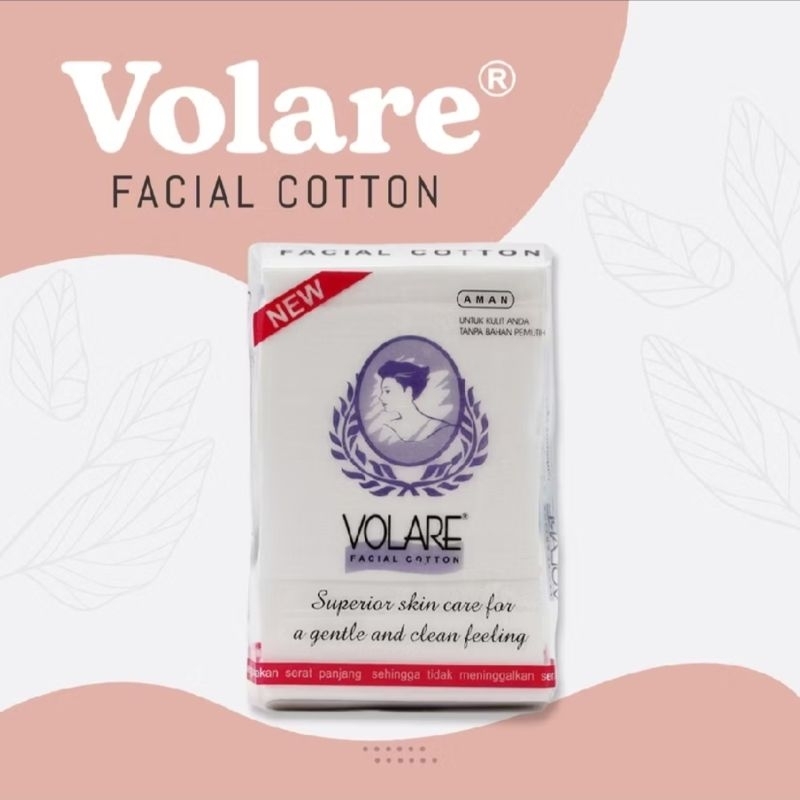 LARIS JAYA ⋆ VOLARE KAPAS FACIAL COTTON 250'S KAPAS TONER TIPIS TANPA PEMUTIH