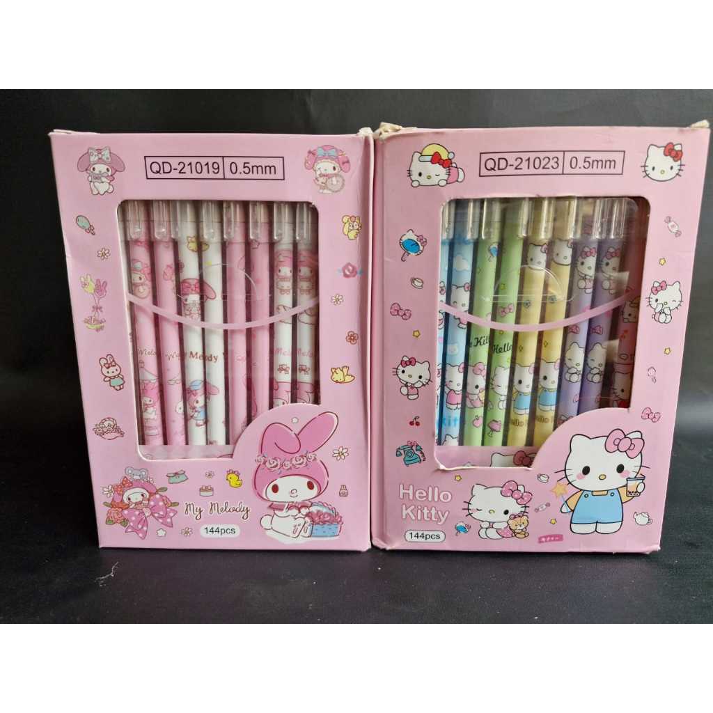 

(12 Pcs) Gel Pen Hapus Fancy Karakter / Pulpen Gel Hapus