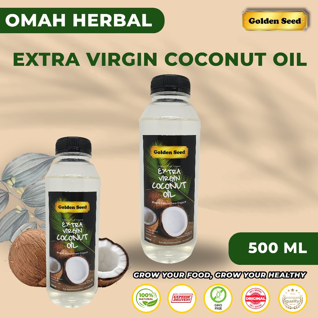 

ORGANIC EXTRA VIRGIN COCONUT OIL 500 ml - EVCO MINYAK KELAPA DARA ORGANIK 500ML