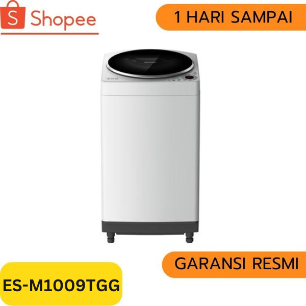 Sharp Mesin Cuci ESM1009TGG Mesin Cuci Auto 1 Tabung 10 Kg