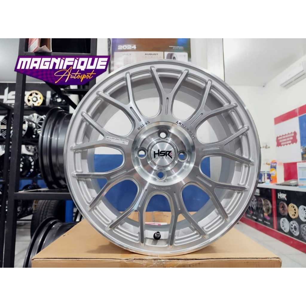 Velg Avega Ring 16 HSR RAI S5 R16x7 H4x100 ET42 Silver