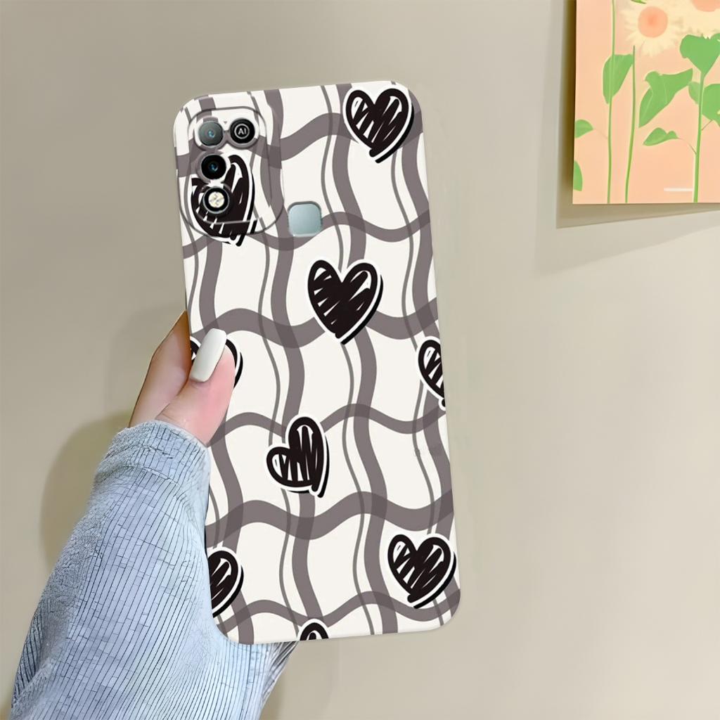 Softcase infinix Hot 10 Play - Infinix Hot 11 Play Case Love Rainbow.case Bisa reaqeust type Bisa CO