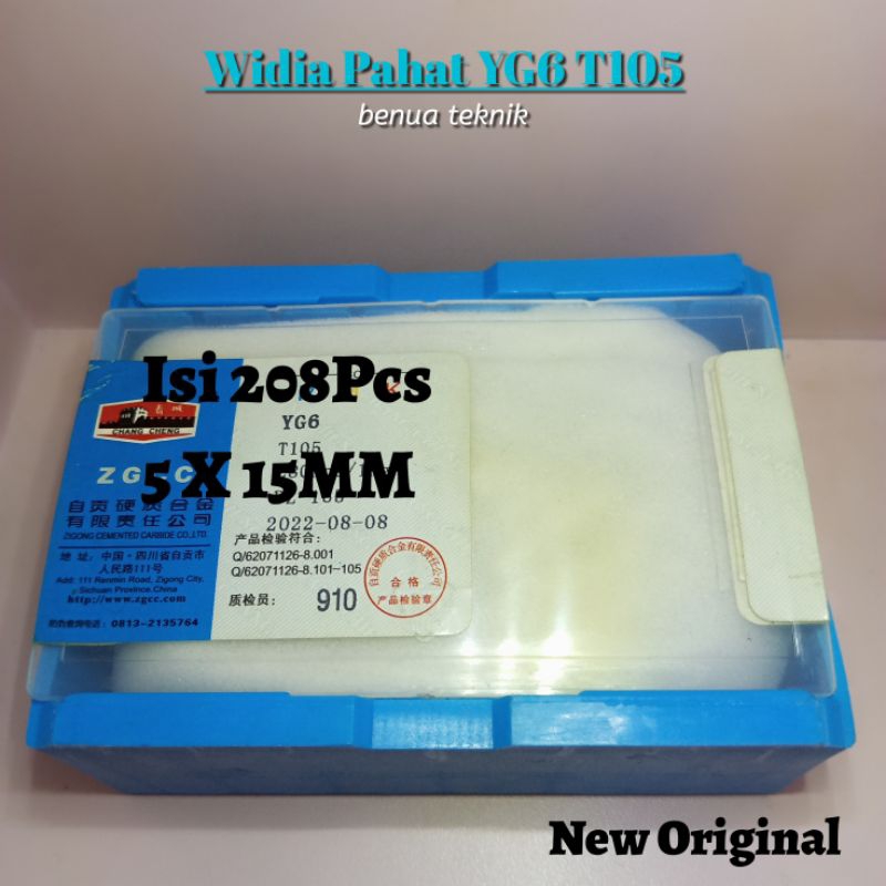 WIDIA YG6 T105 BETEL BUBUT 5 × 15 pahat Widia YG6 5×15 pahat bubut