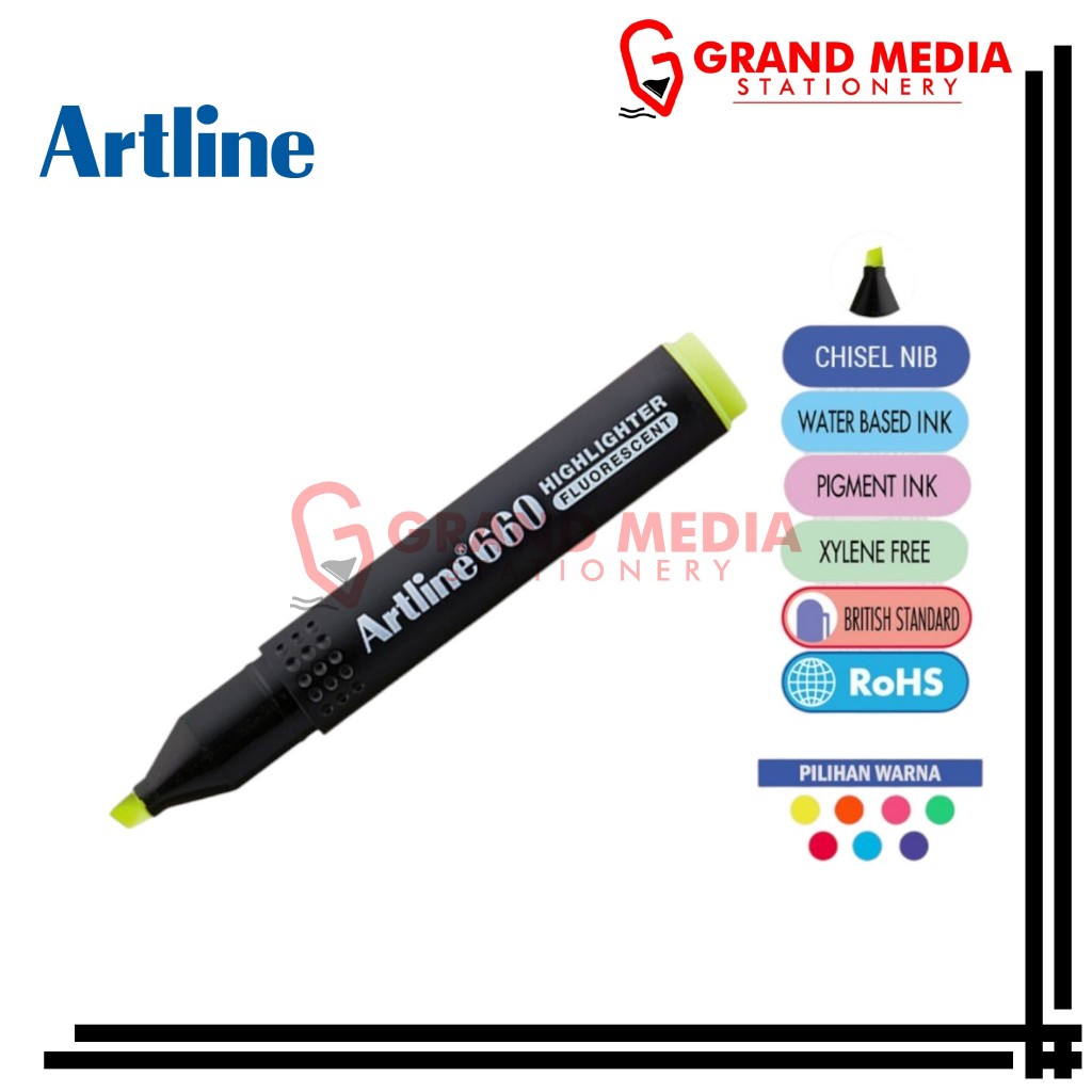 

[GRAND MEDIA] HIGHLIGHTER ARTLINE FLUORESCENT EK-660