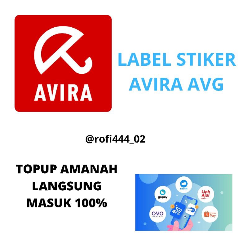

Label stiker avira avg mantap