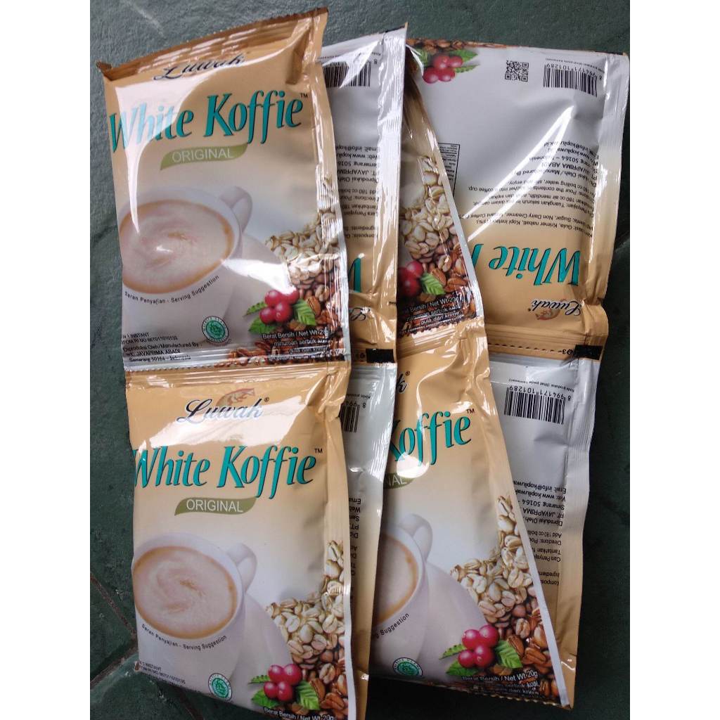 

Kopi Luwak White Koffie 1 Renceng / 10 Sachet