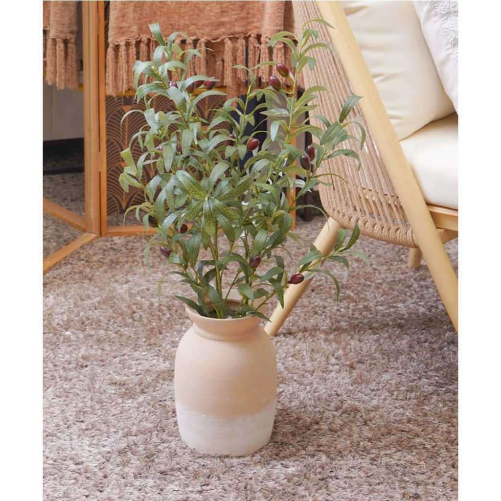 INFORMA TANAMAN ARTIFICIAL OLIVE BRANCH IN POT// INFORMA TANAMAN HIAS
