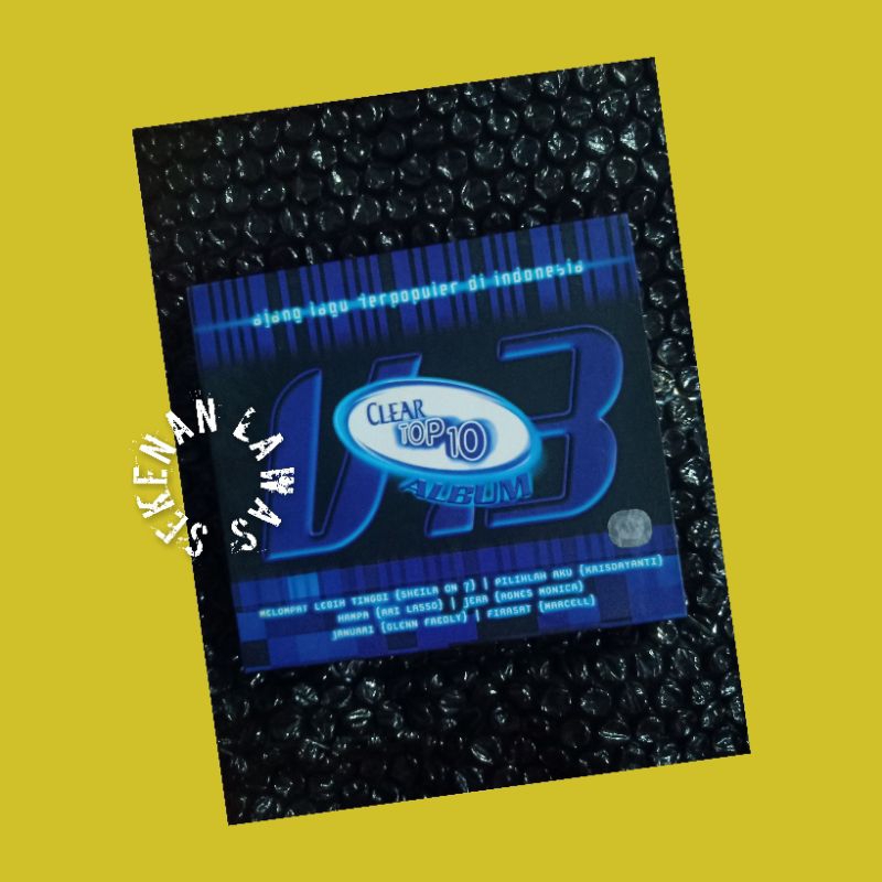 CD Clear Top 10 Vol.3 / Sheila On 7, Ari Lasso,Glenn Fredly, Melly Goeslaw dll (Mulus)