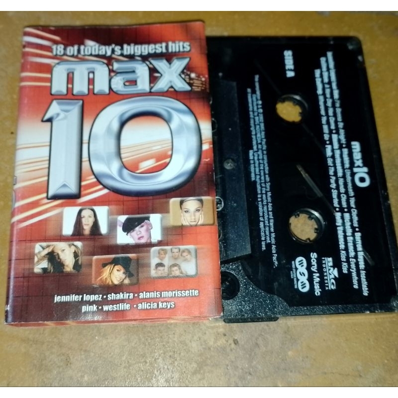 kaset pita:Max 10