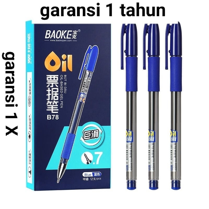 

baoke ballpoint pen pena baoke pena tulis diameter nib:0.7mm B78 1pack 12pcs