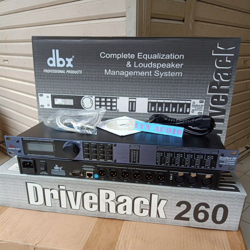 DLMS DBX260 DIGITAL 3 INPUT 6 OUTPUT SPEAKER MANAGEMENT DBX 260