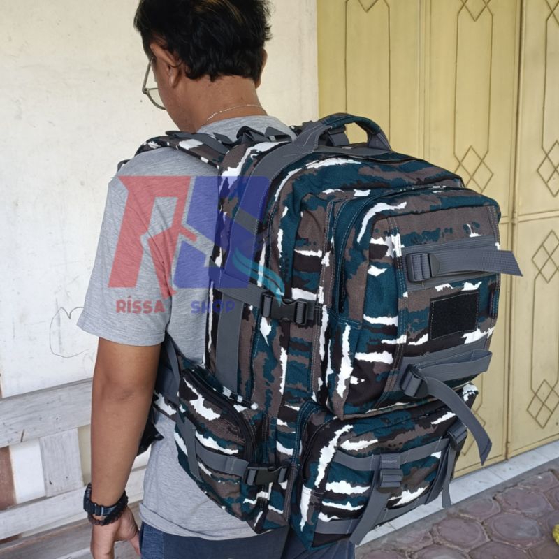 Tas Ransel Punggung Pria TNI AL Loreng