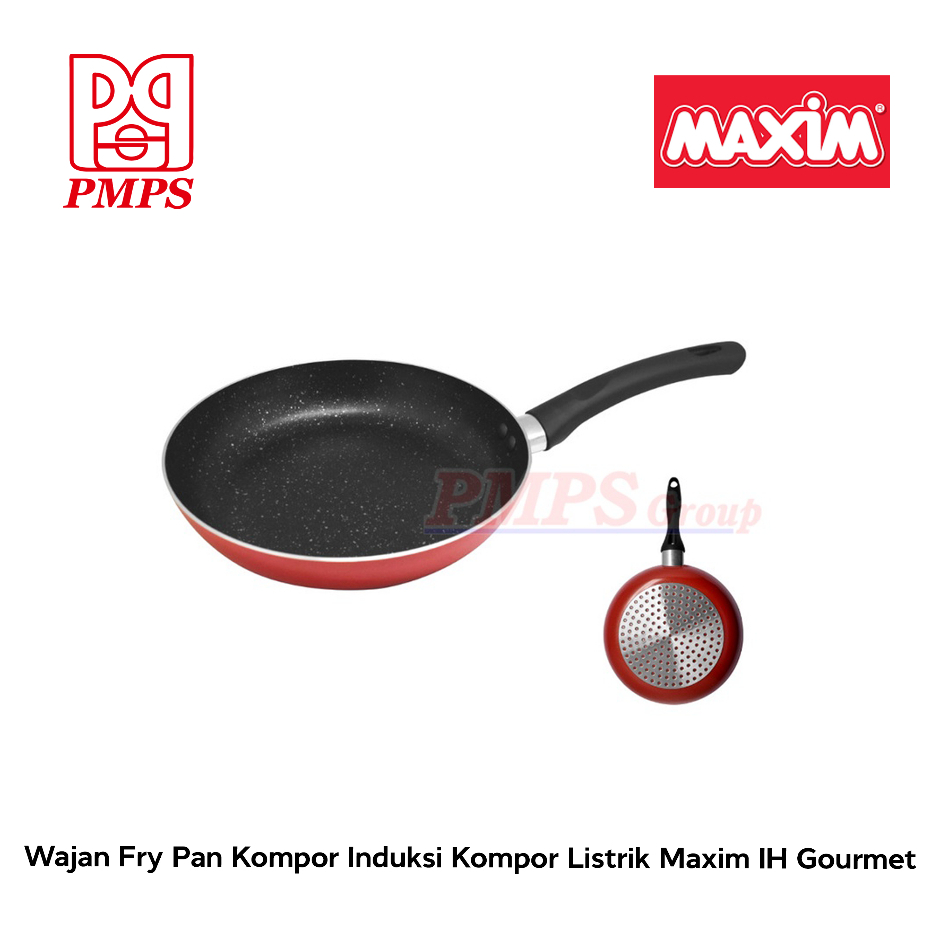 Wajan Fry Pan Kompor Induksi Kompor Listrik Maxim IH Gourmet 20 cm