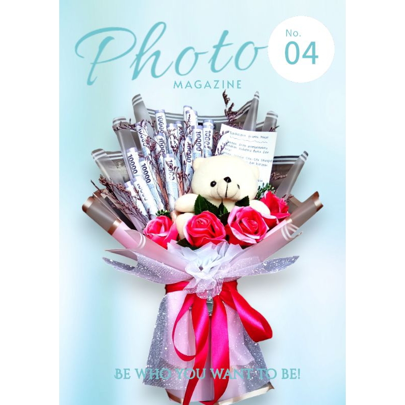 

Buket kado ulang tahun isian uan9 asli