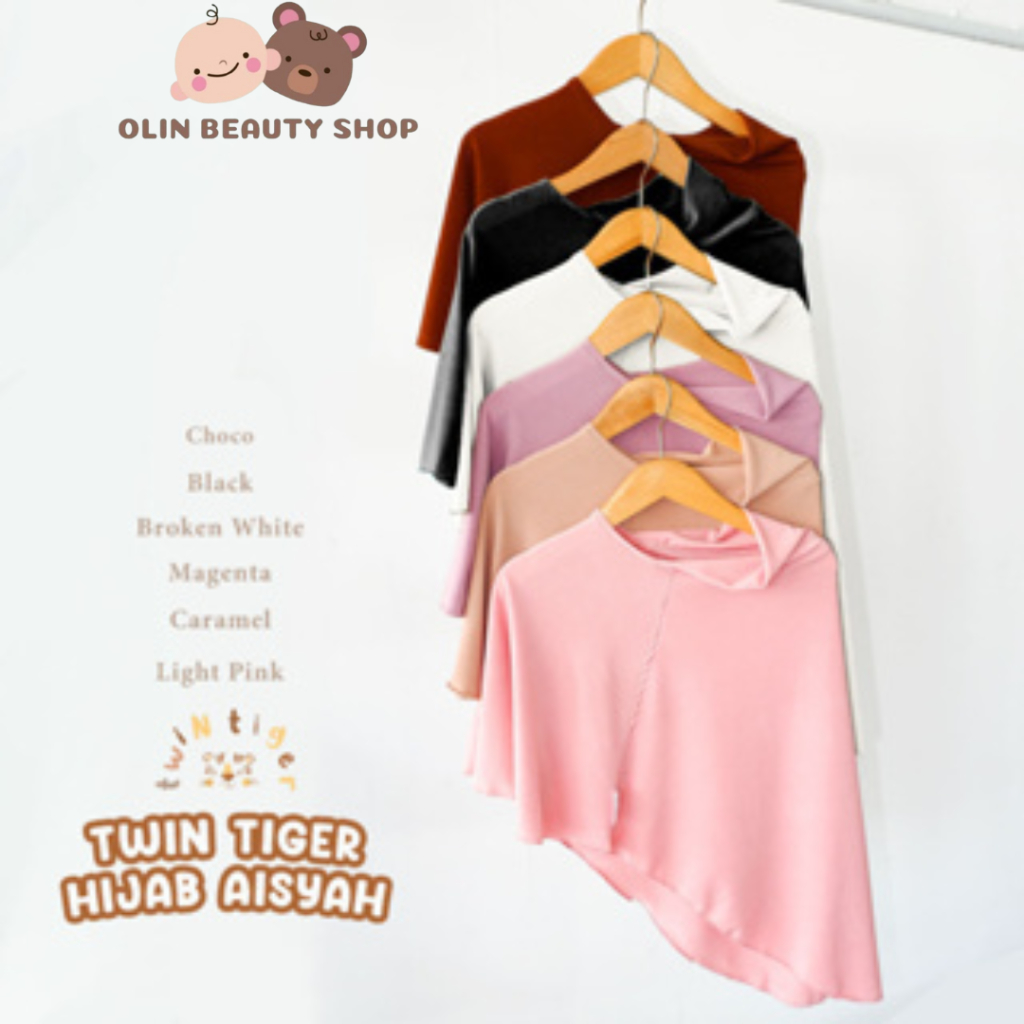 Jilbab Anak Instan Katun Jersey Premium Hijab Bergo /Kerudung Instan Anak/Tk/SD | By Twin Tiger HIJA