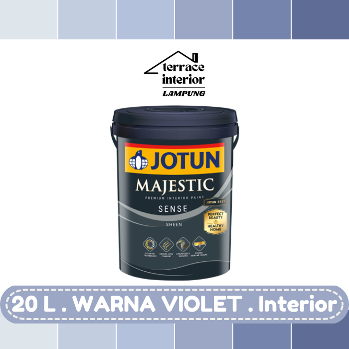 Cat Tembok Majestic Sense Interior Jotun warna Violet 20 L