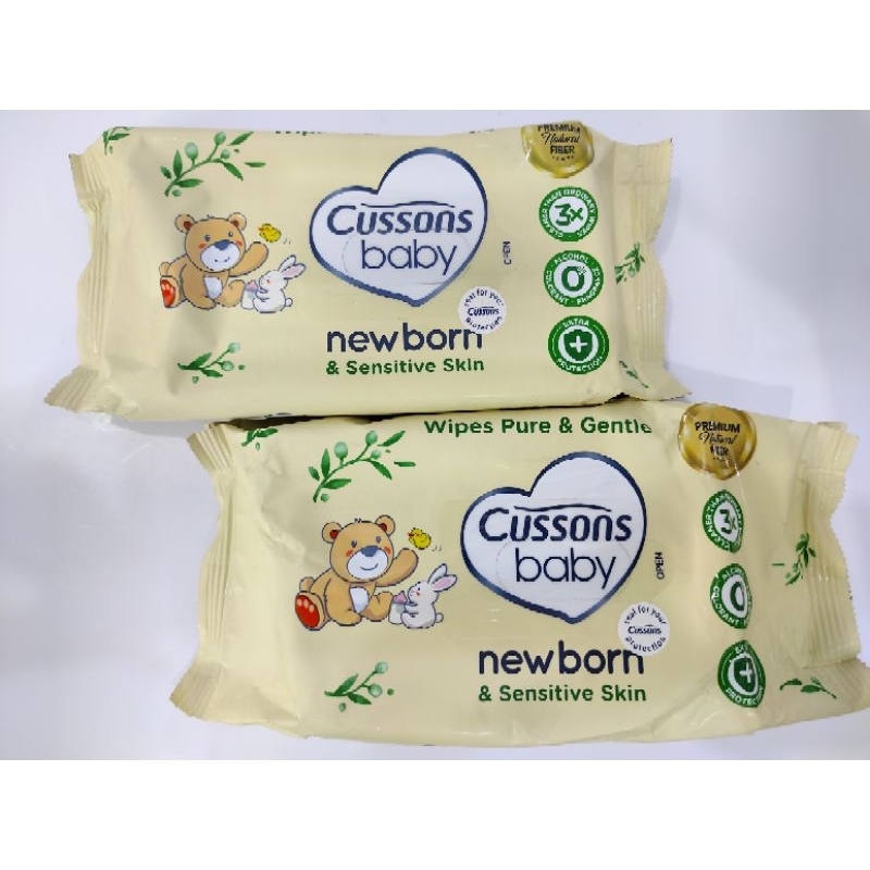 Cussons Baby Wipes Pure & Gentle Newborn / Tissue Basah Bayi (455 048)