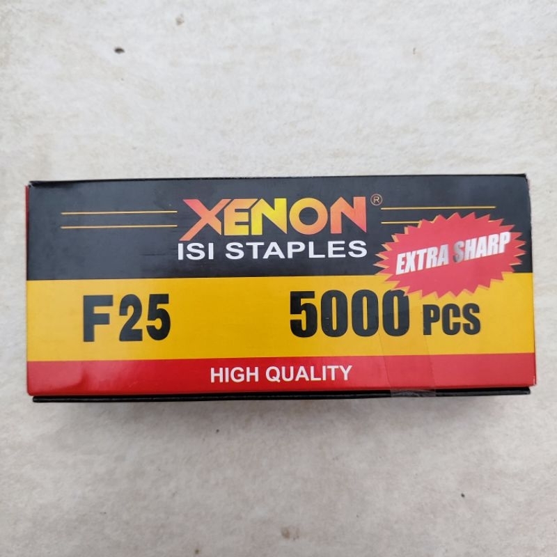 

Isi Staples Paku Tembak Air Nail Nailer 25mm 25 mm 2.5cm 2.5 cm F25 F 25 Xenon