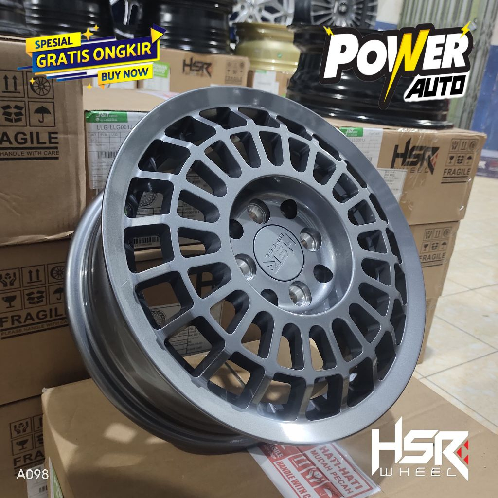 velg HSR ring14 tipe Futbuls terbaru cocok buat  mobil Karimun Ayla Sigra
