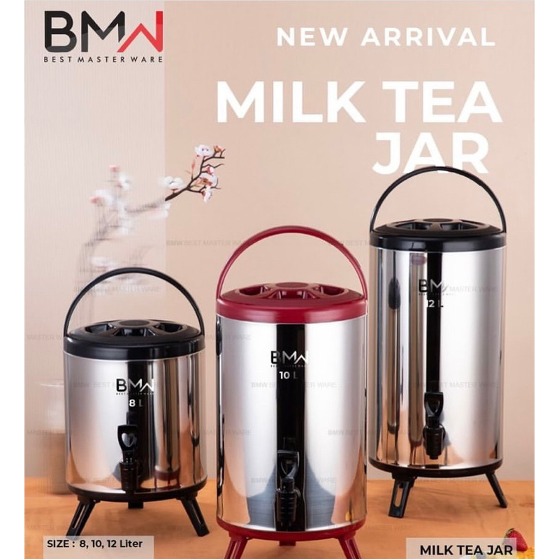 Milk Tea Bucket Water BMW - Dispenser Air Minuman - Drinking Jar