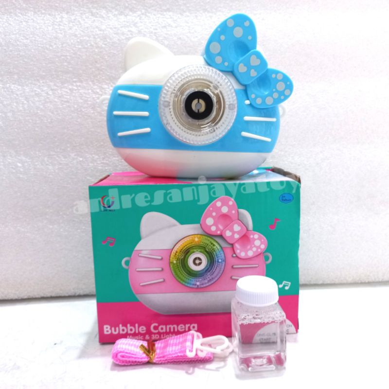Mainan Bubble Camera Gelembung Balon Sabun Camera Bubble No 168-8