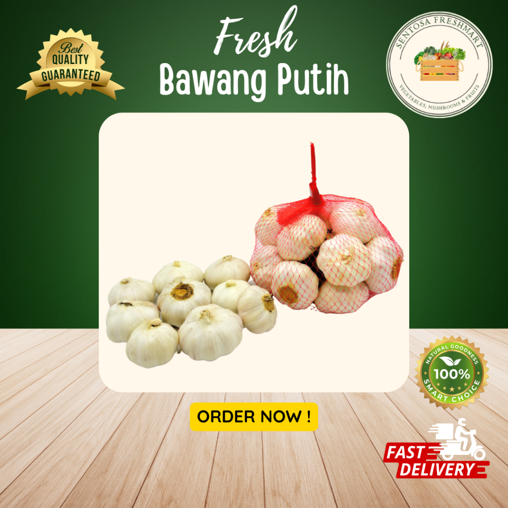 

[SENTOSA FRESHMART] BAWANG PUTIH per KG