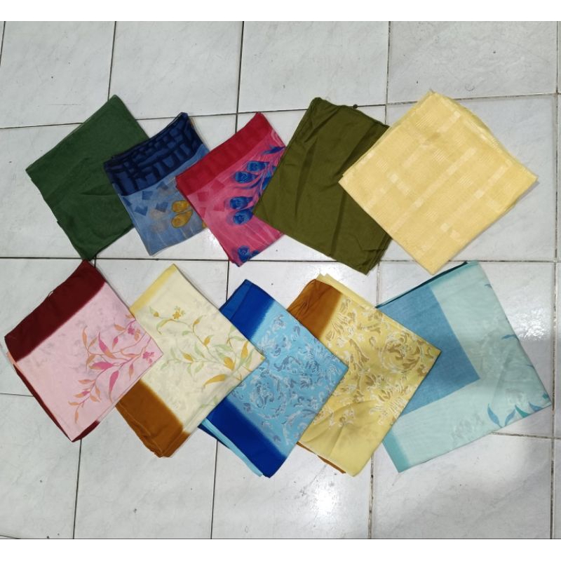 GROSIR 20Pcs SPECIAL HARGA KERUDUNG/KERODONG SEGIEMPAT SOUVENIR UMROH/HAJI