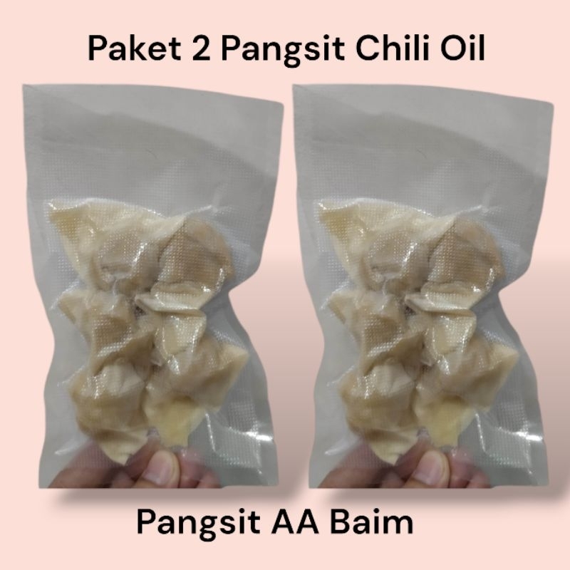 

Pangsit AA Baim - Paket Pangsit Chili Oil (2 pack)