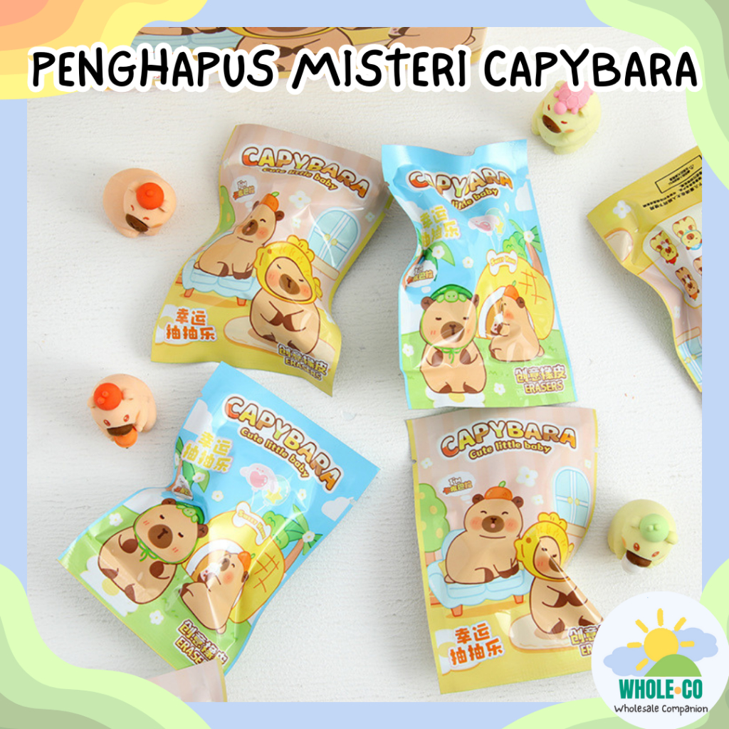

Penghapus Misteri Paket Capybara Premium Karakter Hewan Kapibara Lucu Unik Imut Termurah Grosir Cod PG 1470