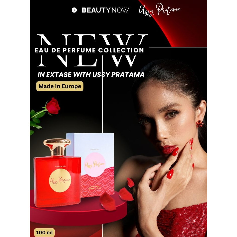 Ussy Pratama + in extase with Eau de Parfum Unisex for Woman and Men Cowo Cewe (Original - 100ml)