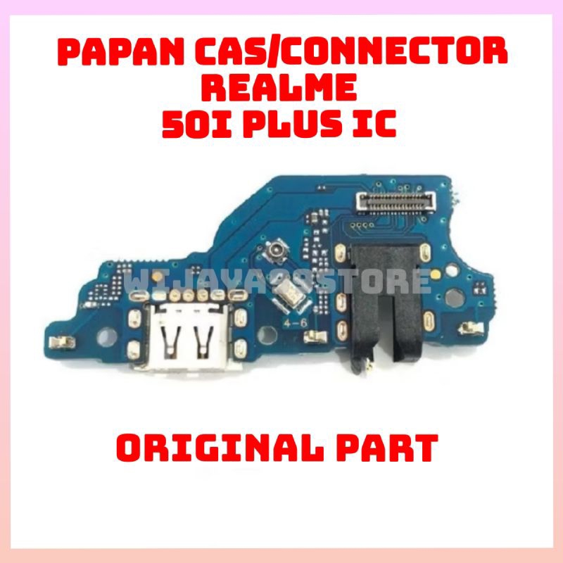 PAPAN CAS/CONNECTOR REALME 50I PLUS IC ORIGINAL