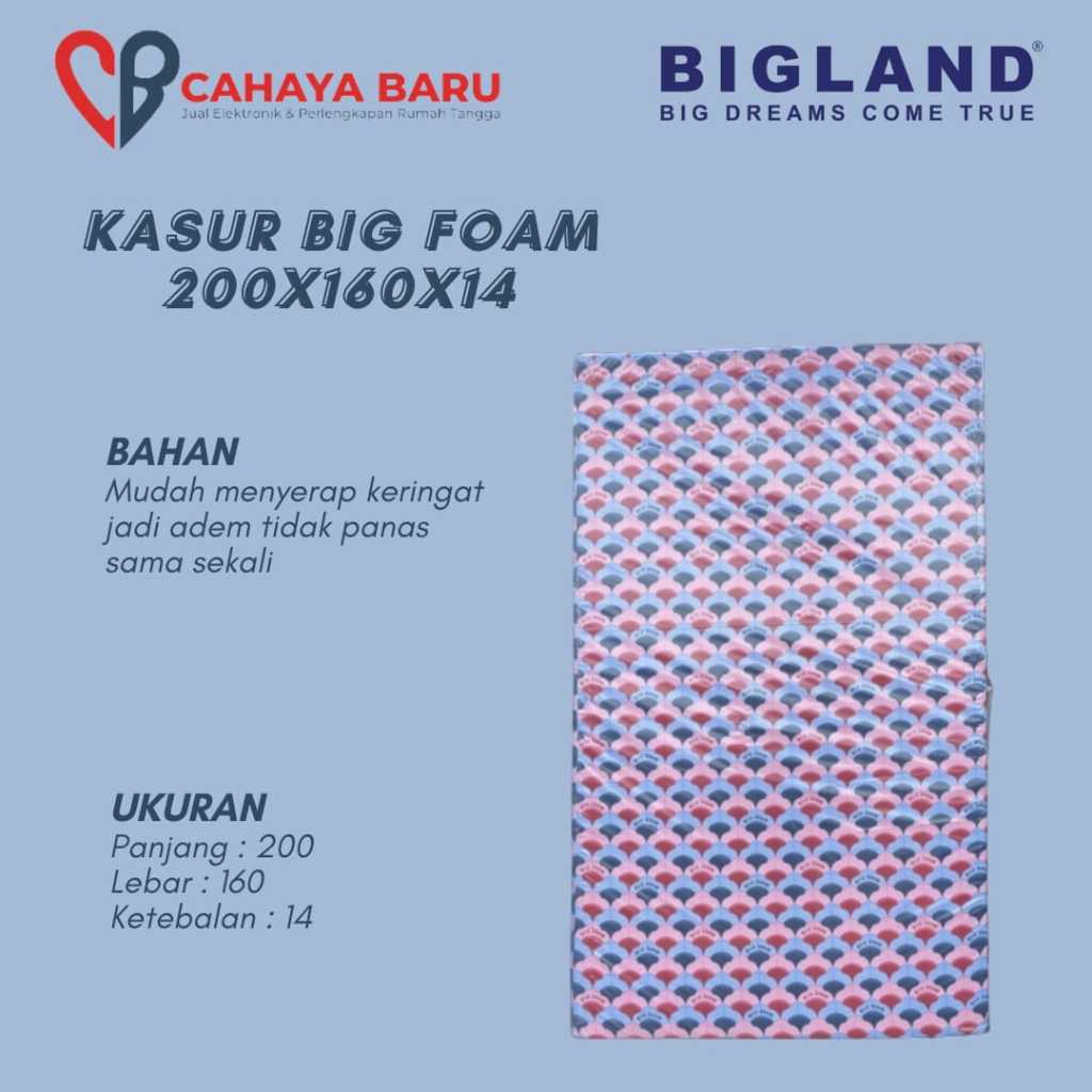 KASUR BIG FOAM 200X160X14