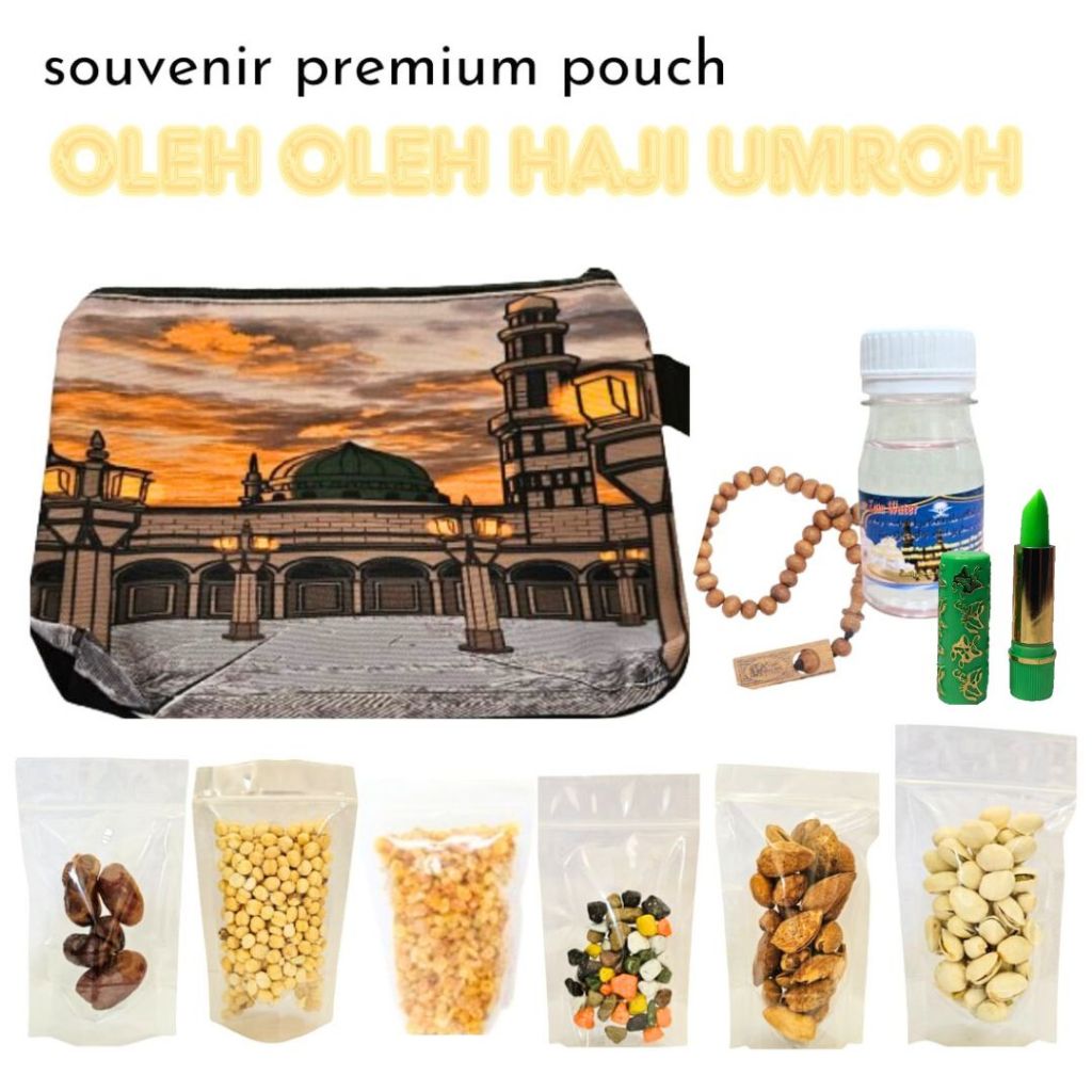 

Oleh-Oleh Umroh & Haji Premium Series / Hadiah Umroh / dompet / pouch / souvenir