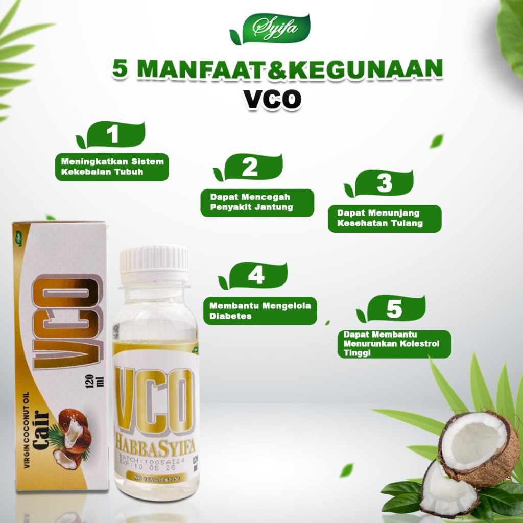 

Minyak VCO Virgin Coconut Oil SYIFA 120 ml