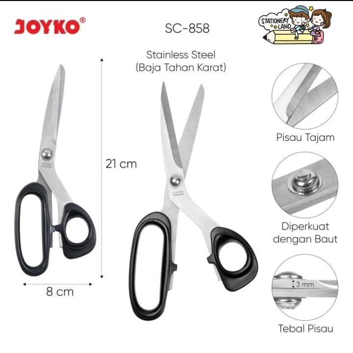 

GUNTING JOYKO SC 858 / Scissors Besar Jumbo Joyko SC-858 / SC 858