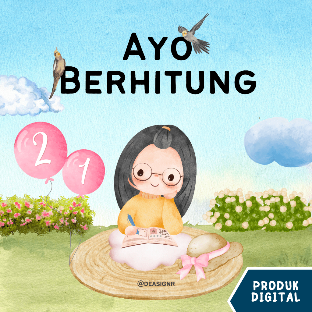 [PRINTABLE] Activity Book - Buku Berhitung 1-10 Anak 3-5+ Tahun Buku Aktivitas Edukasi Anak 10Halama