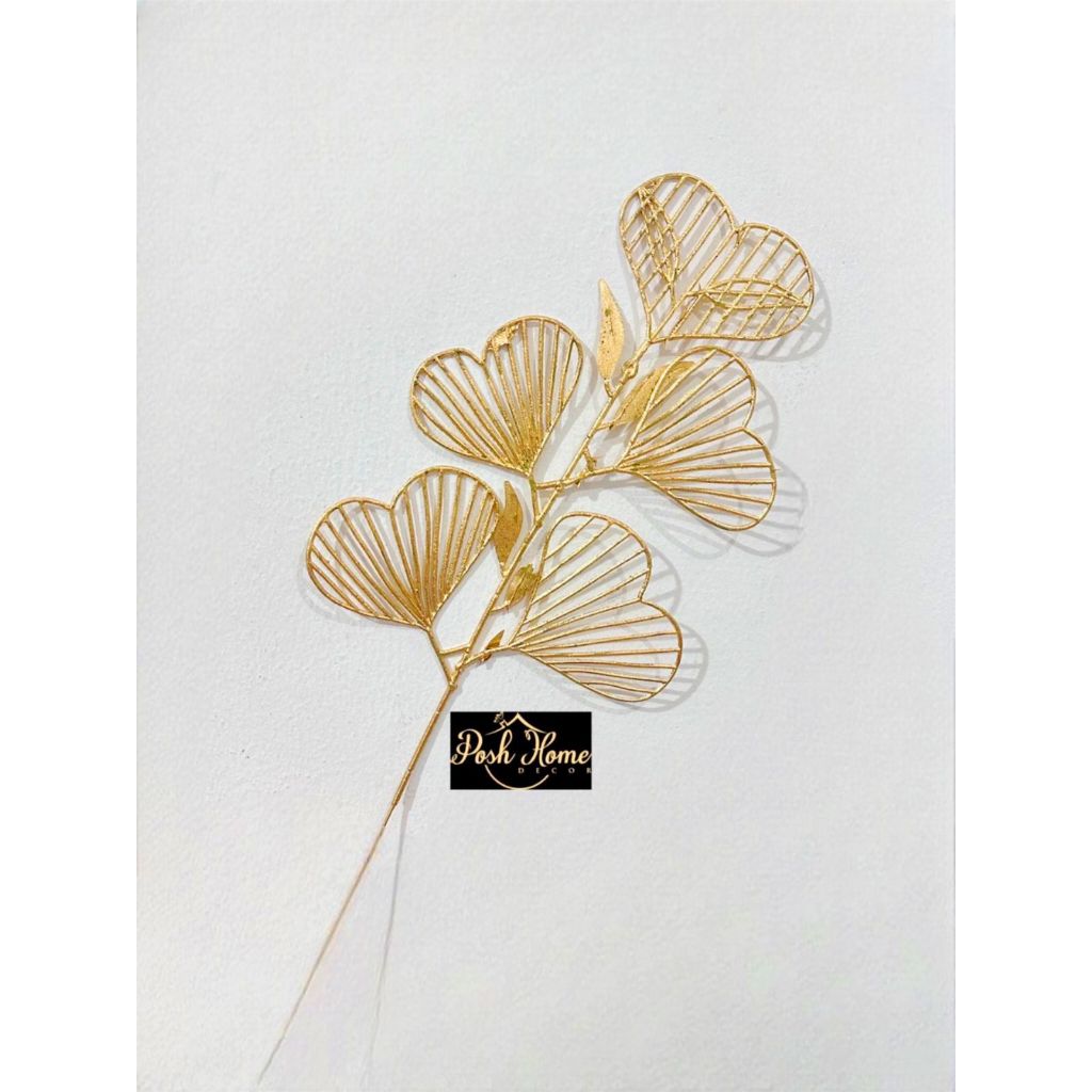 GOLDEN FLOWER LOVE BESAR  DAUN GOLD DAUN EMAS