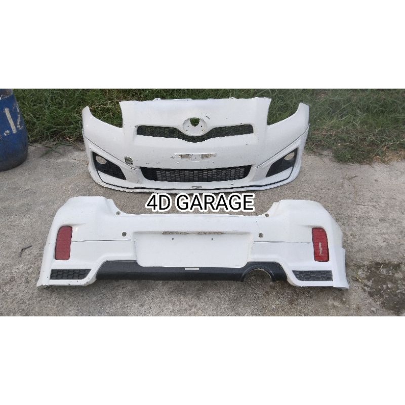 Bemper Bumper Depan Belakang Yaris 2012 Set Bodykit TRD Full Original