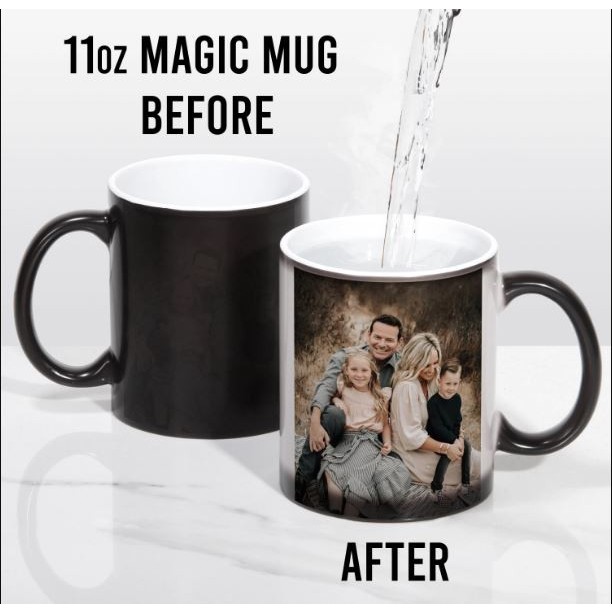 Mug Bunglon / Mug Magic Coating Polosan TANPA GAMBAR GROSIR TERMURAH