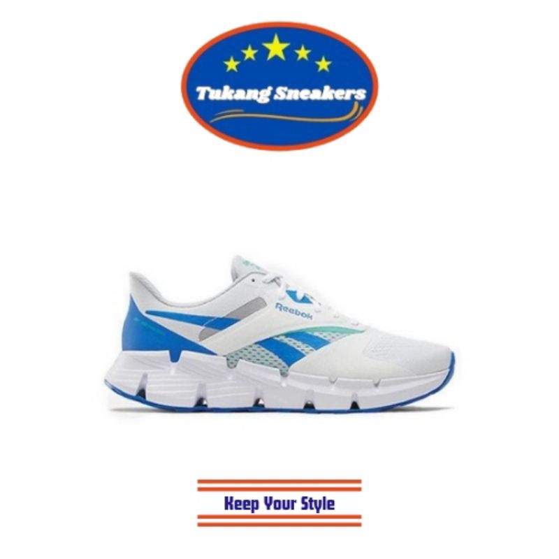 Sepatu Lari Pria Reebok Zig Dynamica 5 - Putih REER00205015