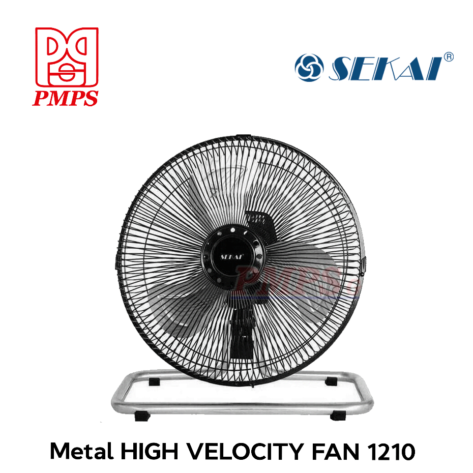 Sekai  Kipas Angin Duduk 12 inch /  Metal HIGH VELOCITY FAN 1210