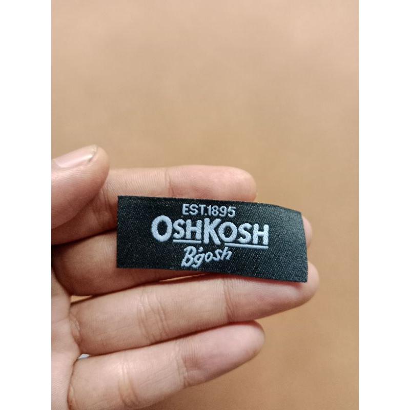 

woven rajut label baju anak 2 x 5 cm