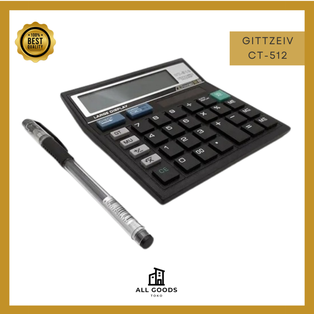 

[TAG] Kalkulator CT-512 / CT-868N 12 Digit / Calculator Check Dual 2 Power