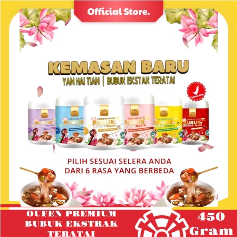 

OUFEN PREMIUM EKSTRAK BUBUK TERATAI 450Gram